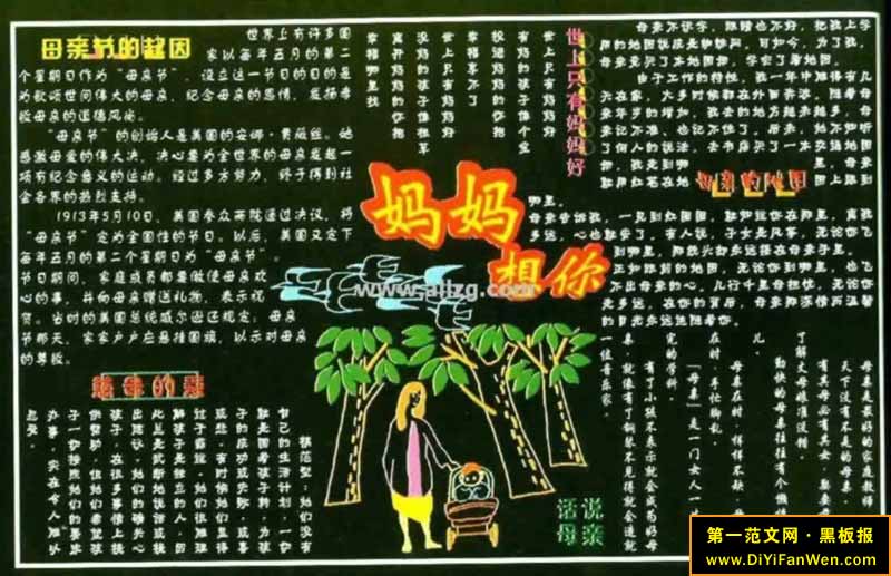 三八妇女节黑板报设计