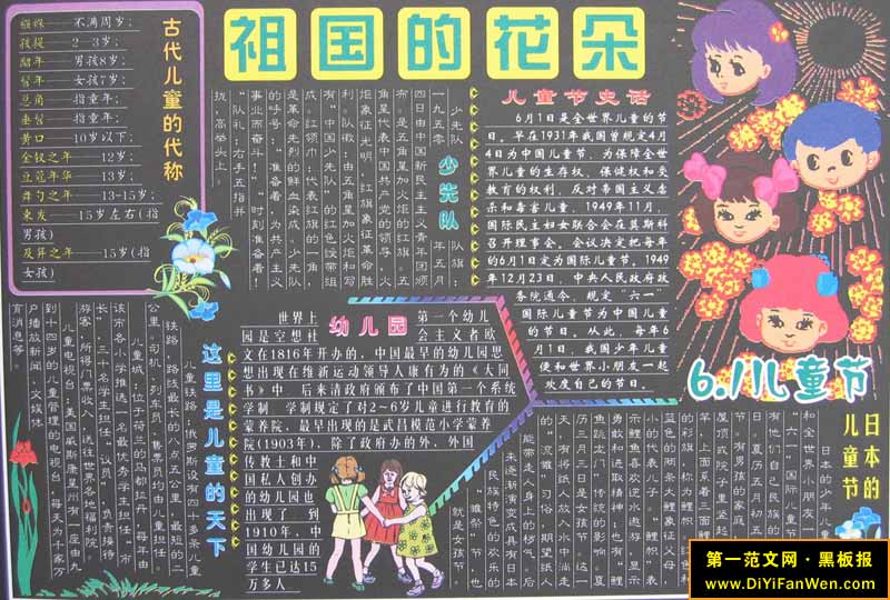 最新六一儿童节黑板报