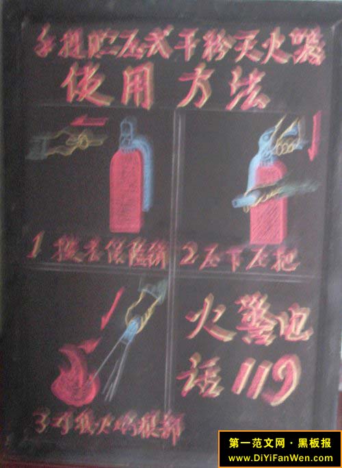 文明宿舍黑板报