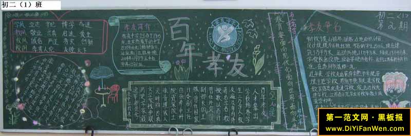 初二黑板报