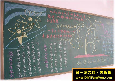 校园黑板报版面设计