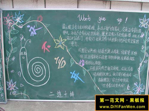 军训宣传黑板报