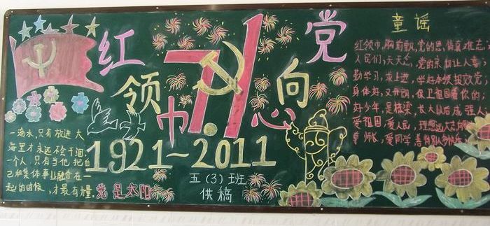 红领巾心向党黑板报:我为红领巾添光彩 红领巾心向党黑板报:我为红领巾添光彩
