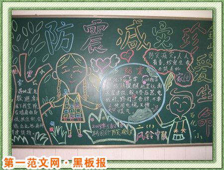 防震减灾黑板报:破坏性地震 防震减灾黑板报:破坏性地震