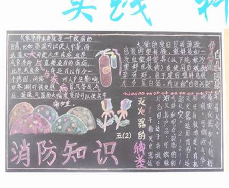 消防安全黑板报:小学生消防安全黑板报 消防安全黑板报:小学生消防安全黑板报