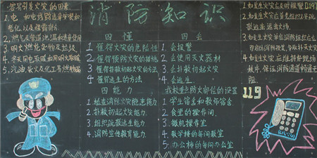 消防安全黑板报：防煤气漏气