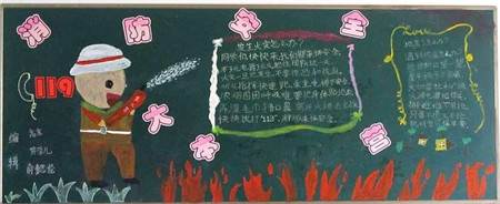 消防安全黑板报：用电安全