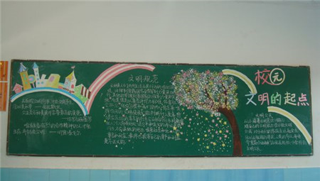 文明礼仪黑板报：文明的起点