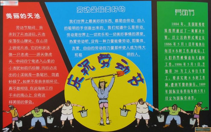 五一劳动节黑板报：劳模李素丽