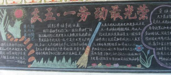 五一劳动节黑板报:向劳模学习 五一劳动节黑板报:向劳模学习
