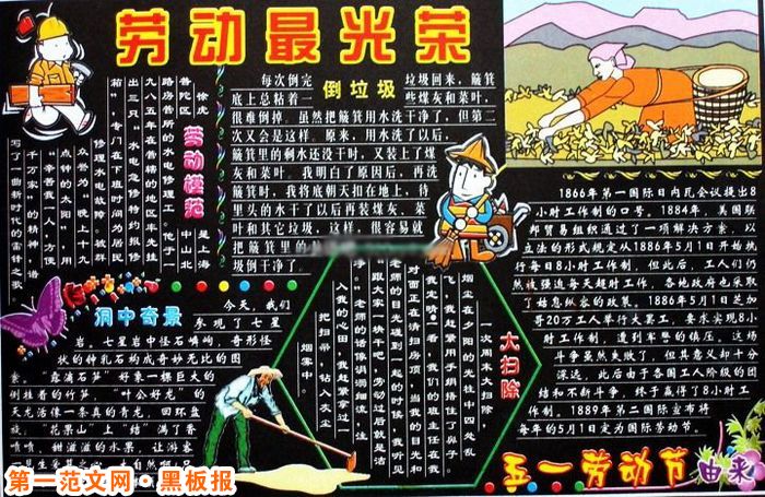 五一劳动节黑板报:劳模的社会作用 五一劳动节黑板报:劳模的社会作用