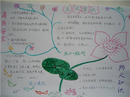 消防安全手抄报:安全教育 消防安全手抄报:安全教育
