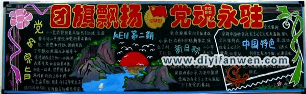 喜迎十八大班级黑板报