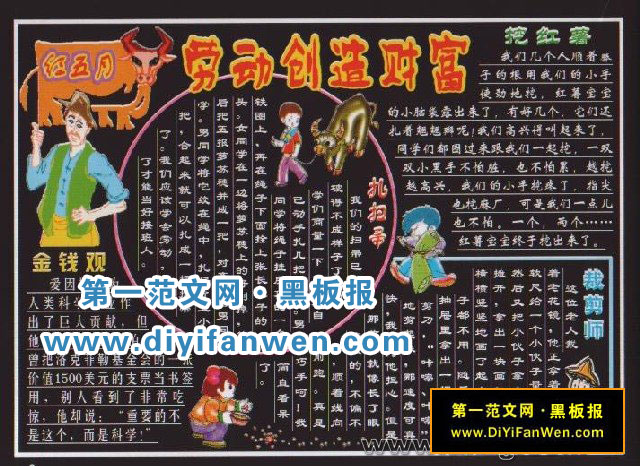2015年五一劳动节黑板报