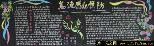 卫生黑板报欣赏