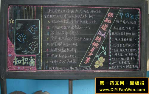企业黑板报版面