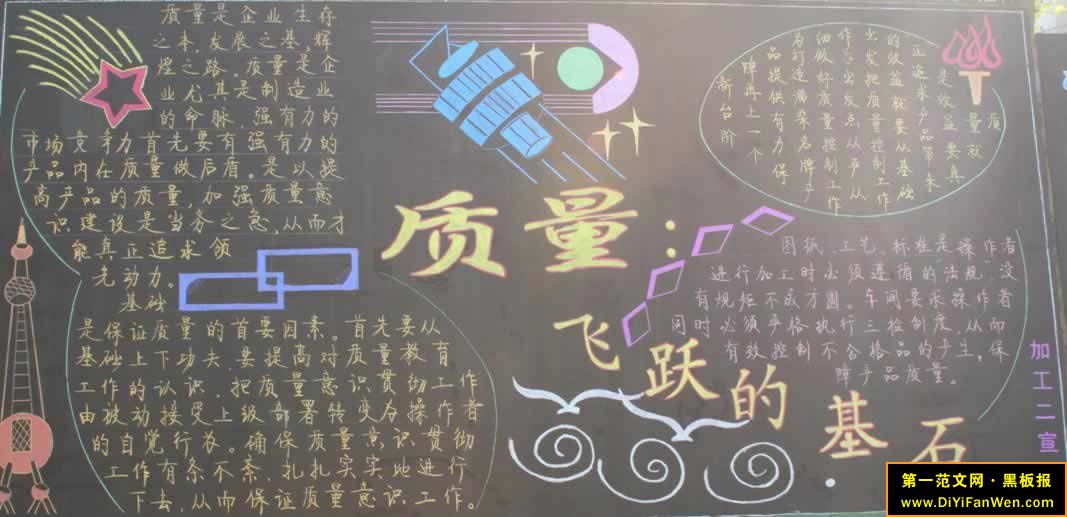 企业安全黑板报