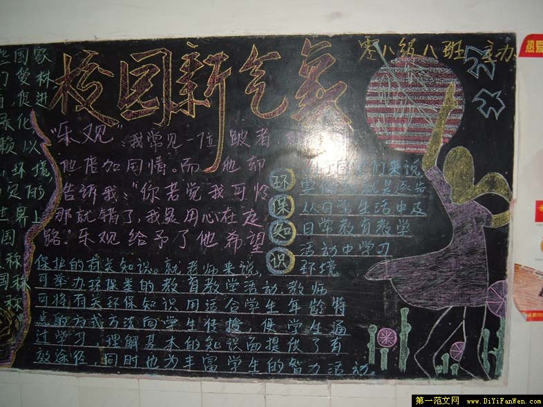 文明礼仪黑板报