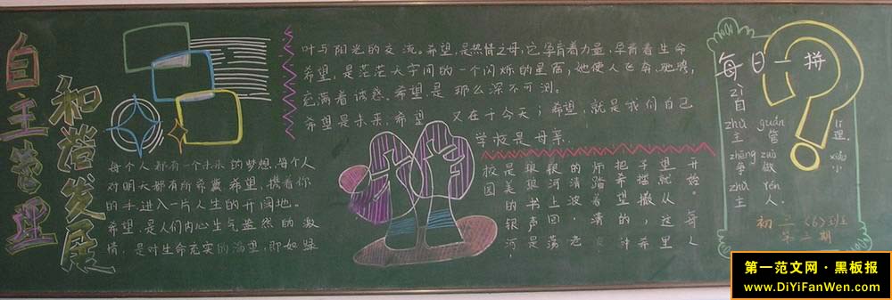 文明礼仪黑板报版面设计