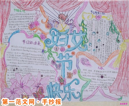 三八妇女节手抄报：联合国妇女权益