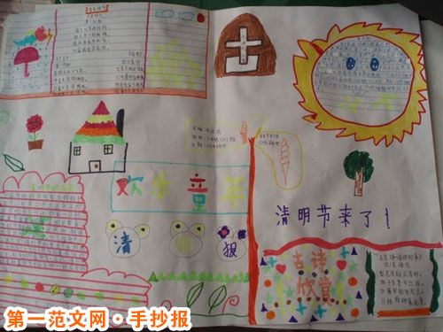 清明节手抄报：清明节的食俗