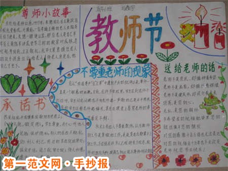 感恩节手抄报:一声谢谢 感恩节手抄报:一声谢谢