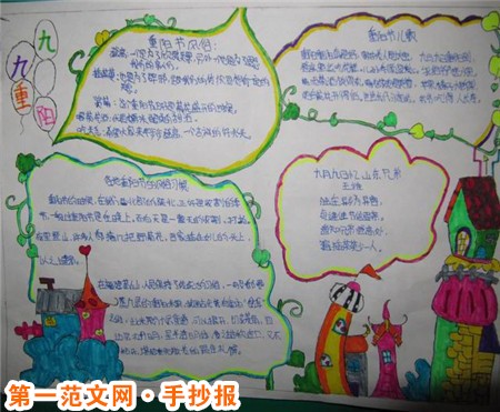 重阳节手抄报:重阳的源头 重阳节手抄报:重阳的源头