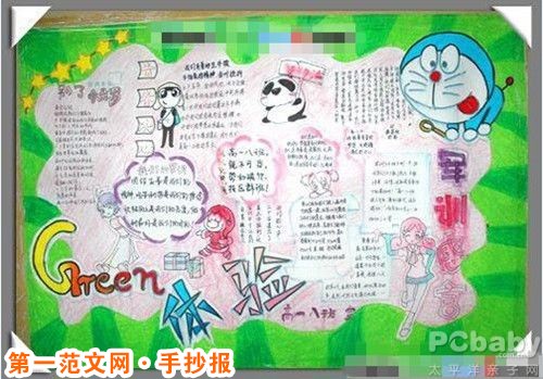 军训手抄报：学生军训感言