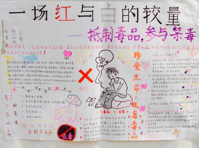 禁毒手抄报：容易染上毒瘾的人