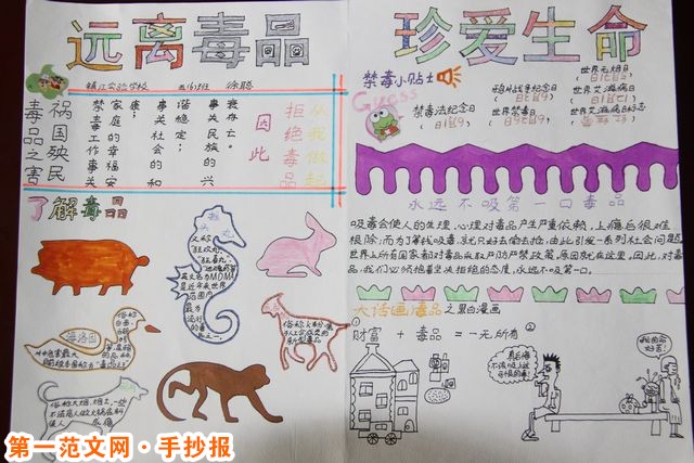 禁毒手抄报:毒品之害 祸国殃民 禁毒手抄报:毒品之害 祸国殃民