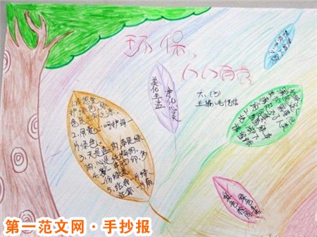 低碳生活手抄报：一位白领的低碳生活