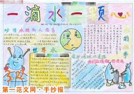 节约用水手抄报资料：循环使用水