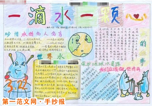 节约用水手抄报：家庭节水妙招