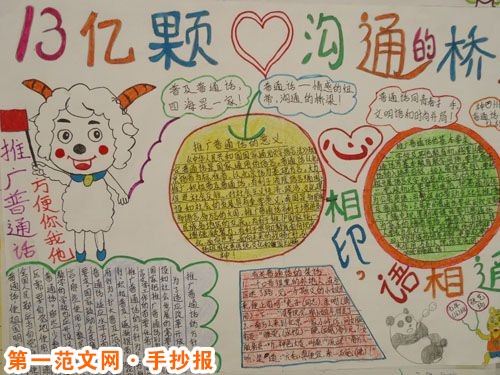 普通话手抄报：什么是《汉语拼音方案》？