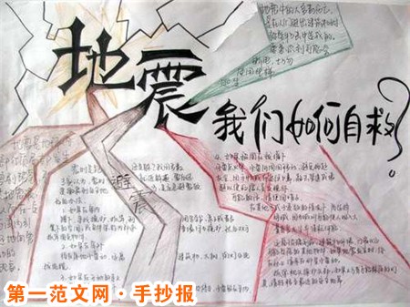 科普防震减灾手抄报：守护生命十大黄金法则