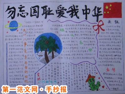 历史手抄报：历史 现在 未来