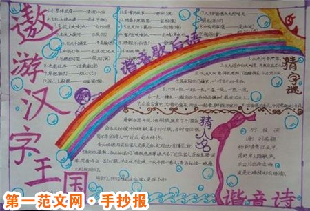 我爱汉字手抄报:简体字小知识 我爱汉字手抄报:简体字小知识