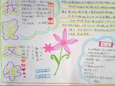 汉字手抄报：中国汉字听写大会