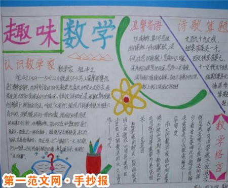 数学手抄报：操场的面积