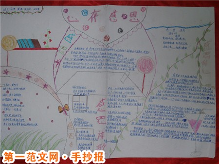 小学感恩教育手抄报：人间万物皆有感恩之心