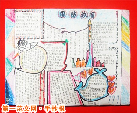 国防教育手抄报：国防科技