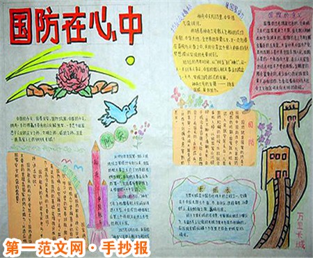 国防教育手抄报：武装力量建设