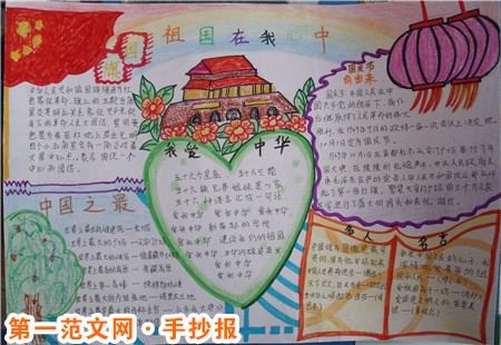 祖国在我心中手抄报:祖国啊,我回来了 祖国在我心中手抄报:祖国啊,我回来了