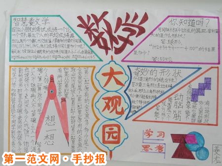 小学生手抄报内容：阿拉伯数字来源