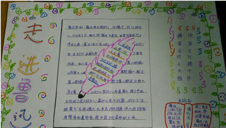 关于鲁迅的手抄报：家世