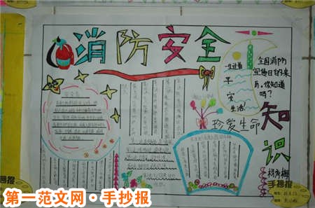 消防安全手抄报：游玩忌带火种