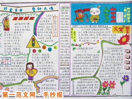 安全教育手抄报：乘坐动车的逃生知识