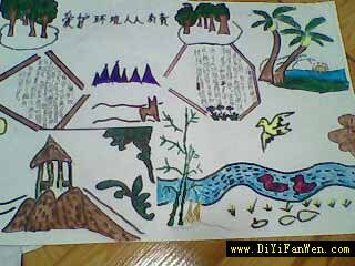 认识大自然的手抄报